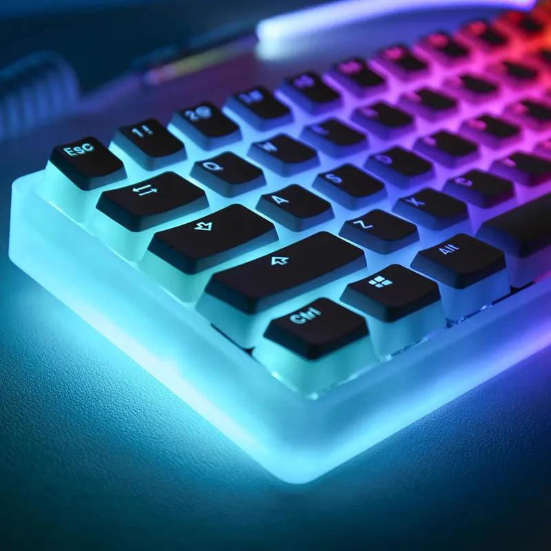 Pudding Keycaps: Enhance Typing Efficiency with Vibrant RGB Backlit Compatibility  ourlum.com   