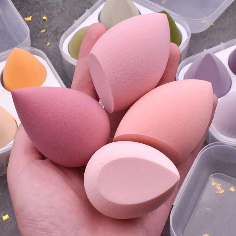 Beauty Egg Makeup Blender Set with Cosmetic Puff - Professional Makeup Sponge Kit for Flawless Application  ourlum.com   