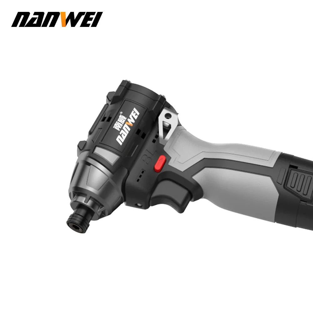 NANWEI  brushless lithium-ion impact screwdriver home electric screwdriver electric drill rechargeable screwdriver  ourlum.com   