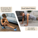 Dual-Sided Core Sliders for Abdominal Training Discs