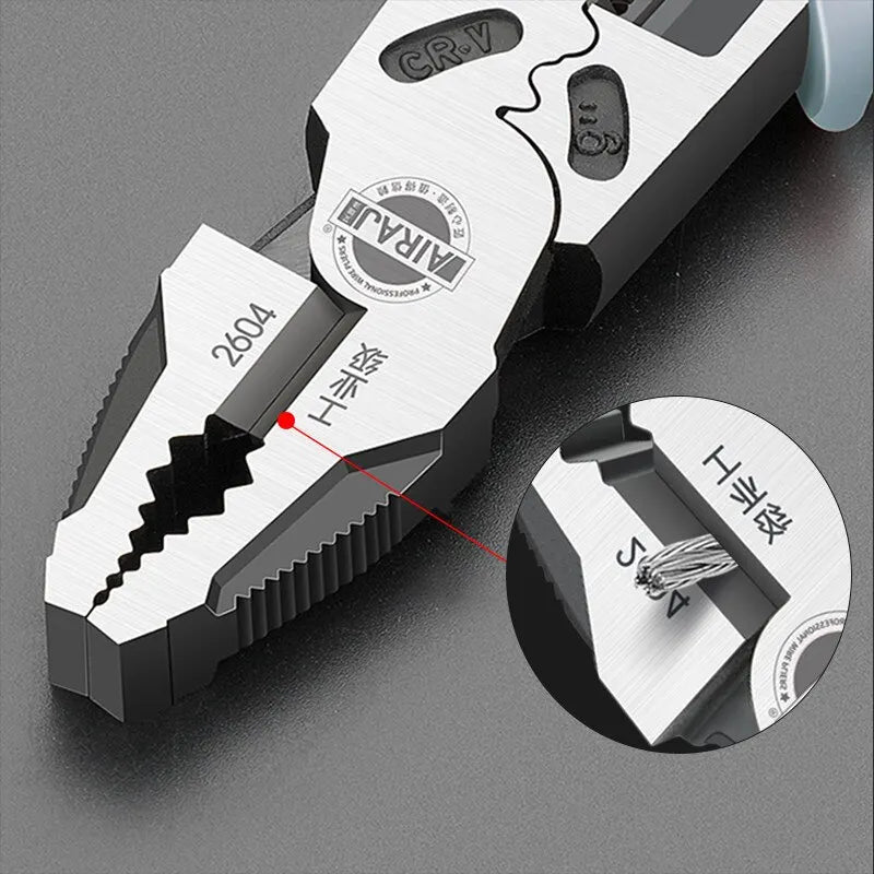 AIRAJ Industrial Grade Wire Pliers: Versatile Tool for Precise Cuts and Stripping  ourlum.com   