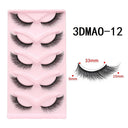 3D Cat Eye Wispy Manga Eyelash Extension Set - Natural Look & Easy Application