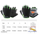 Hot Cycling Antislip Antisweat Half Finger Gloves Unisex