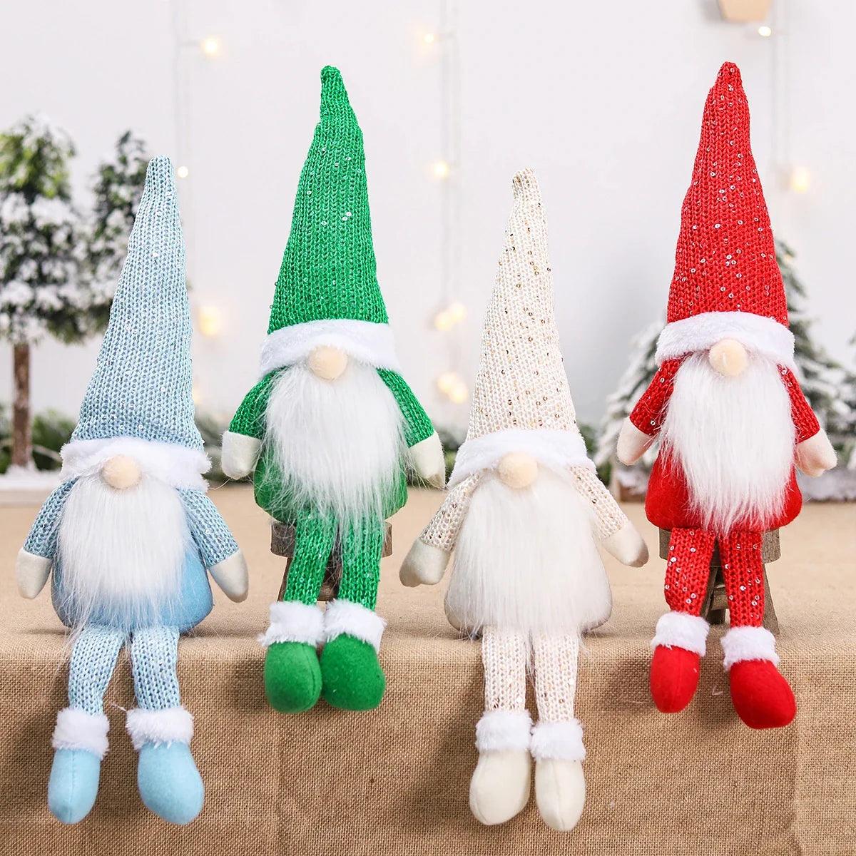 Gnome Christmas Faceless Doll - Festive Home Decor Ornament  ourlum.com   