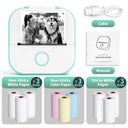 Compact Portable Wireless Mini Sticker Printer For Customizable On-the-Go Printing