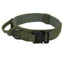 Military Tactical Dog Collar with Durable Nylon Lead & Breakaway Leash  ourlum.com Green Collar M collar(36-48cm) 