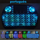 7-in-1 Backlit Air Mouse Remote and Keyboard: Ultimate Convenience  ourlum.com Portuguese AAA version 