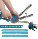 Cordless 2-in-1 Electric Hedge Trimmer and Pruning Shear