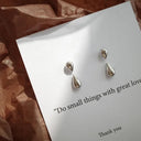 Chic Korean Claw Stud Earrings with Irregular Pearls