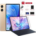 2024 Global Version New 14 PRO Max Tablet Android13 16GB 512GB 10000mAh 5G Dual SIM Phone Call GPS Bluetooth WiFi WPS Tablet PC  ourlum.com 16GB 512GB Gold  (Suits) UK