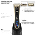 Professional Barber Electric Hair Trimmer LED Display Men Clipper