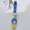 New 3D Anime Figures Keychain Doll Toys INSIDE OUT Gift