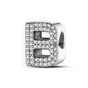 Hot Sale Silver Plated Color Letter Charm Beads for Women