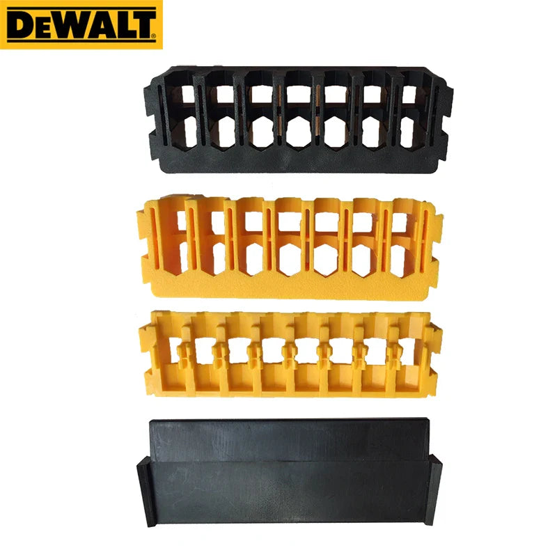 Stackable DEWALT Drill Parts Storage Box for Tool Organization