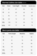 2-piece men's tight warm long-sleeved trousers suit for autumn and winter men's fitness pants shirt running yoga athletes' sport