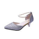 Sequined High Heels Designer Pumps for Glamorous Events