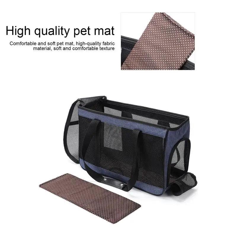 Pet Carrier Bag: Comfy Airline Approved Mesh Sling for Travel  ourlum.com   