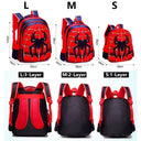 3D Cartoon Spider Kids Backpack Set for Boys Cute Bag