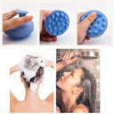 Silicone Shampoo Brush Head Scalp Massage Comb Hair Washing Comb Body Massage Brush Bath Shower Brush Salon Hairdressing Tool  ourlum.com   