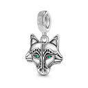 Sterling Silver Dog Charm Bead for Pandora Bracelet Jewelry