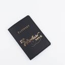 Passport Cover: Elegant World-Themed Travel Holder Gift