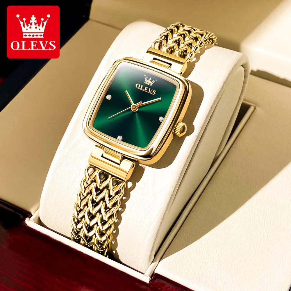 Elegant OLEVS Women's Stainless Steel Quartz Watch with CE Certification  ourlum.com   