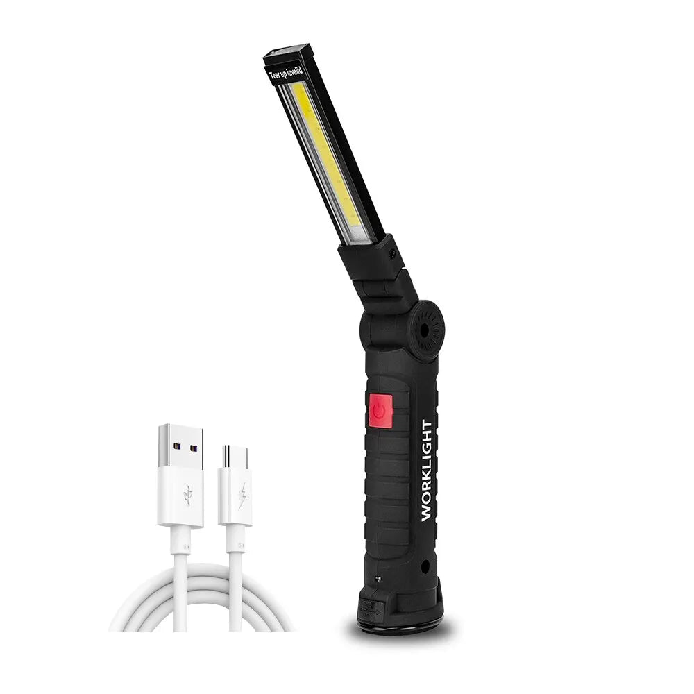 Camping LED Work Light: Portable Magnetic Torch for Night Work  ourlum.com   