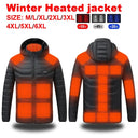 Heated Jacket USB Intelligent Dual Control 9-19 Zone Warm