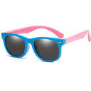 YouthFlex Polarized Sunglasses for Kids-Flexible Silicone Frame-UV400 Protection-Fashionable Shades-Eyewear for Boys and Girls  ourlum.com navy blue pink  