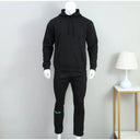 Men Cotton Printed Tracksuit 2PCS Set Hoodies Pants Casual