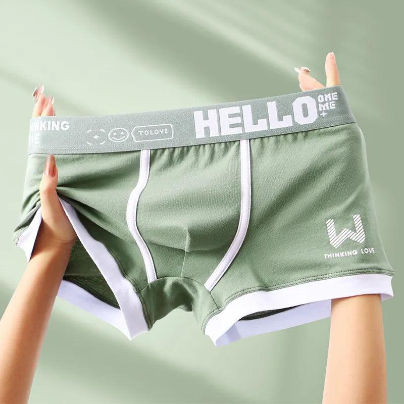Ultimate Comfort Cotton Boxer Briefs for Men - Breathable Underwear with U Convex Design  ourlum.com   