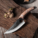 Handcrafted 6-Inch Boning Knife with Wooden Handle Cover