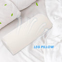 Ergonomic Memory Foam Half-Moon Pillow for Back Pain Relief