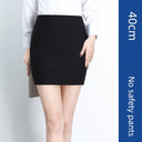 Chic Gray Elastic Skirt: Modern Woman's Fashion Upgrade