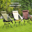 Camping High Back Moon Chair Ultra Light Aluminum Alloy