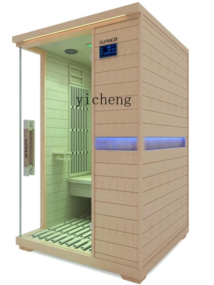 ZK Health Care Far Infrared Holographic Energy Sauna Room with Solid Wood Construction  ourlum.com   