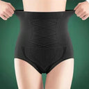 High Waist Seamless Women's Flat Belly Panties Hip Lift Briefs