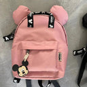 26X19X11 cm Disney cartoon Mickey Mouse  Kids Backpack Mini Schoolbag Girls and Boys Cute Shoulder Bag  ourlum.com Pink  