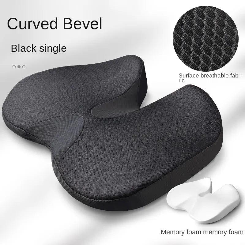 Memory Foam Coccyx Cushion - Premium Comfort and Pain Relief for Office Chair and Car Seat  ourlum.com   
