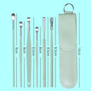 Gentle Stainless Steel Ear Care Kit for Effective Wax Removal