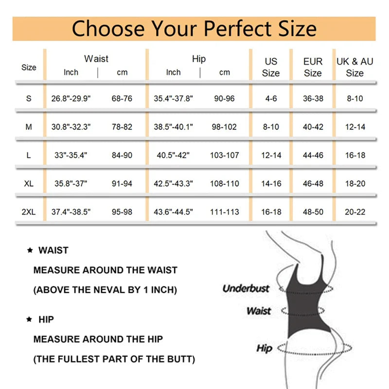 High Waist Tummy Control Shapewear - Butt Lifter & Slimming Body Shaper