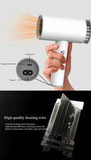 Portable Wireless Hair Dryer Travel Fast Dry Hair Lithium Battery