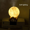 Moon Air Diffuser 880ML Aroma Spreader Ultrasonic Portable Air Humidifier USB Air Shooter Full Moon Light Night Home Decor  ourlum.com   