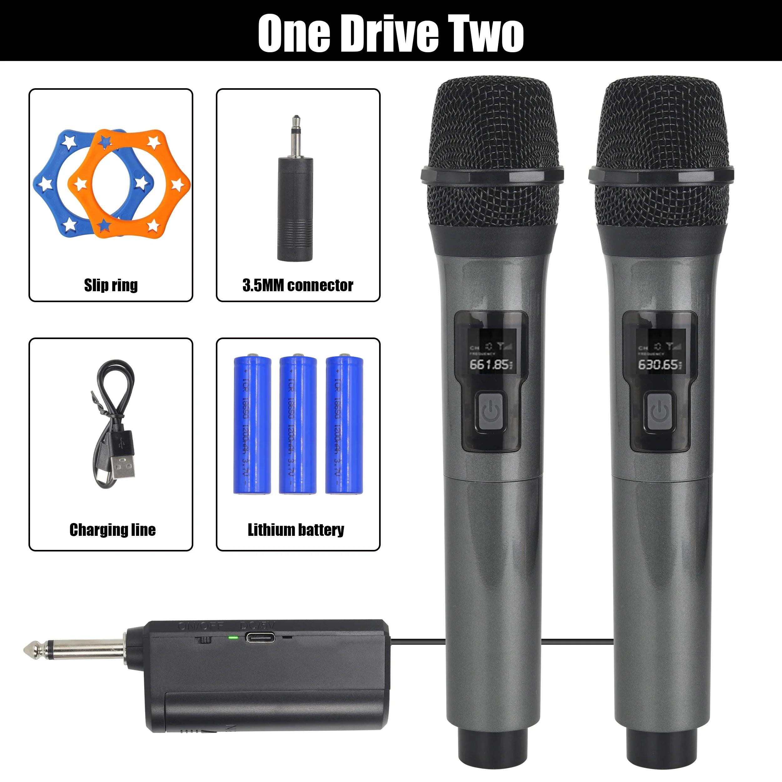 Professional UHF Wireless Microphone: Ultimate Sound for Dynamic Performances  ourlum.com Default Title  