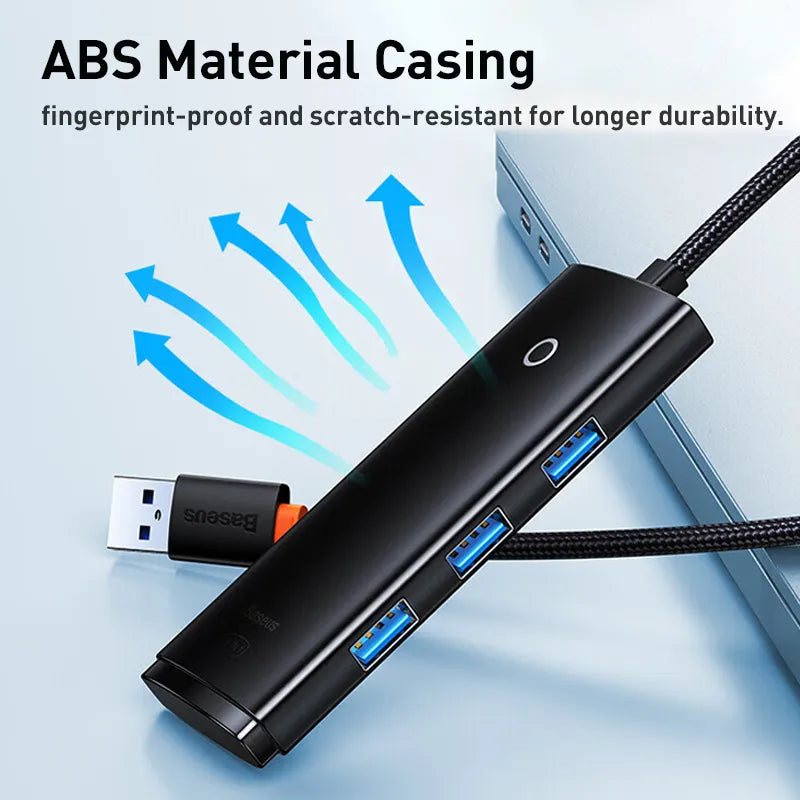 Baseus USB Hub Adapter: Enhanced Connectivity for Multiple Devices  ourlum.com   