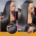 Glueless Human Hair Wig with HD Lace Closure 360 Lace Front