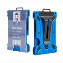 Carbon Fiber Metal Wallet Men Slim Aluminum ID Holder RFID