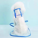 Pet Dog Puppy Clear Rainwear Coat with Hood for Small Dogs - Waterproof PVC Jacket for Puppies and Small Breeds  ourlum.com blue XS 