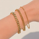 SUNIBI Classic Snake Chain Bracelet Chic Women's Jewelry Piece