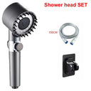 4 Modes Ultimate High Pressure Shower Head with Filter: Relaxing Massage  ourlum.com Shower Head Set  